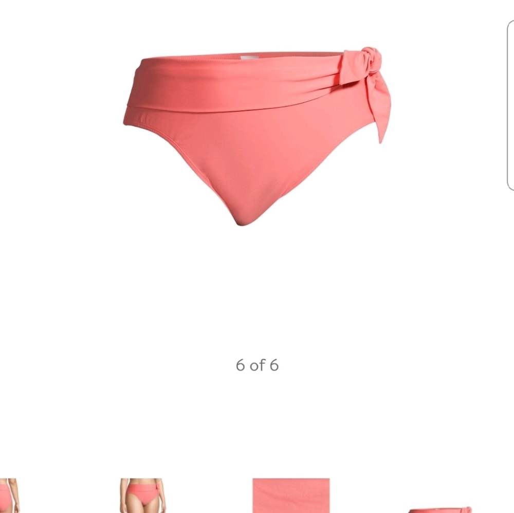 Time and Tru Orange Roll Over High Waist 1X